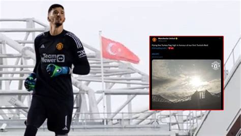 Altay Bayındır etkisi: Manchester United'ın stadyumuna Türk bayrağı çekildi- Son Dakika Spor Haberleri